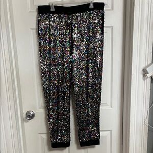 Multicolor Sequin NY and Co Women’s Joggers